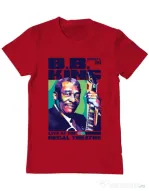 Tricou personalizat barbat BB KING Rosu