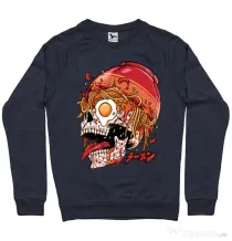 Bluza personalizata barbat spicy skull Denim inchis