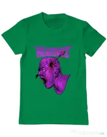 Tricou personalizat barbat HEADSHOT Verde mediu