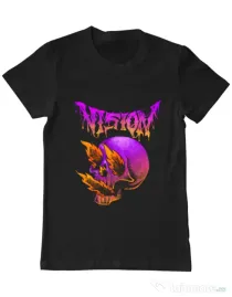 Tricou personalizat barbat VISION Negru