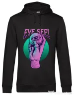 Hanorac barbat cu gluga EYE SEE Negru
