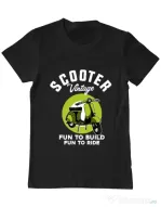 Tricou personalizat barbat SCOOTER VINTAGE Negru
