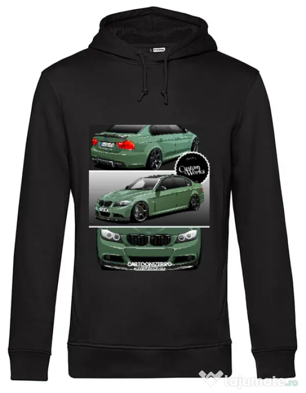 Hanorac barbat cu gluga E90 HTO Negru