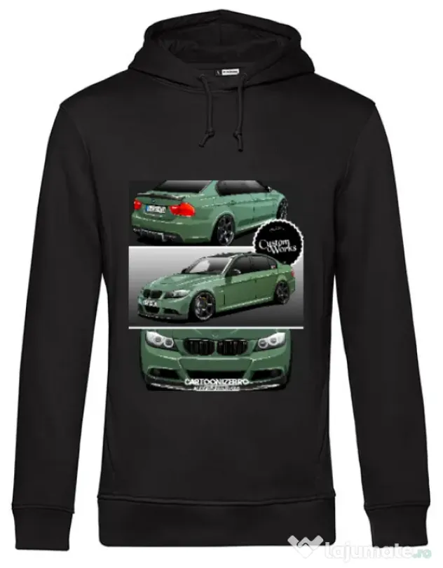 Hanorac barbat cu gluga E90 HTO Negru