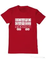 Tricou personalizat barbat Board Games Addict Rosu