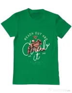 Tricou personalizat barbat Reach out and grab Verde mediu