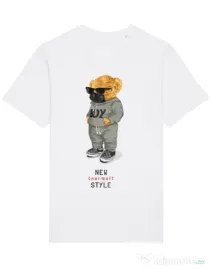 Tricou STANLEY STELLA barbat New normal style Alb