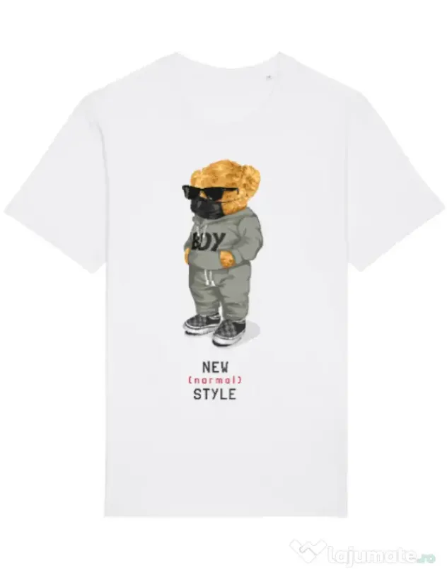 Tricou STANLEY STELLA barbat New normal style Alb
