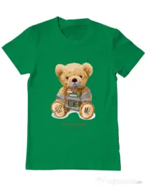 Tricou personalizat barbat Cute hostage Verde mediu