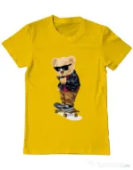 Tricou personalizat barbat Skate Galben