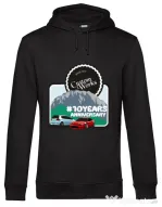 Hanorac barbat cu gluga Custom Works Crew 10 Years Aniv. Negru