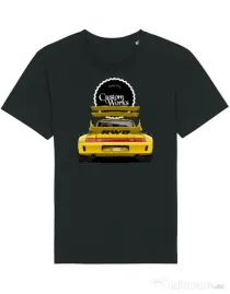 Tricou STANLEY STELLA barbat RWB Yellow Porsche Negru