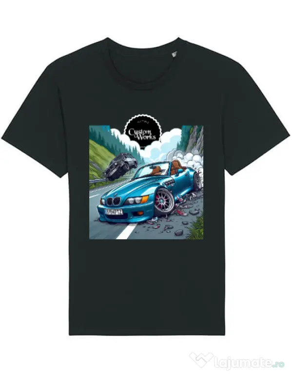 Tricou STANLEY STELLA barbat BMW Z3 on Transalpina Negru