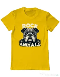 Tricou personalizat barbat BULLDOG 06 Galben