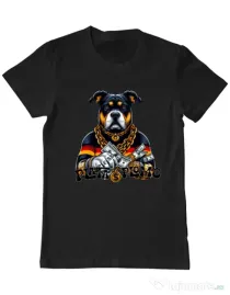 Tricou personalizat barbat BULLDOG 08 Negru