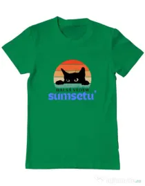 Tricou personalizat barbat Custom design Verde mediu