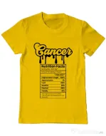 Tricou personalizat barbat Zodiac | Rac Galben