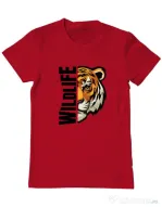 Tricou personalizat barbat WildLife Rosu