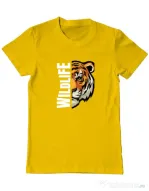 Tricou personalizat barbat WildLife (dark) Galben