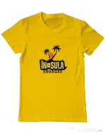 Tricou personalizat barbat Insula white Galben