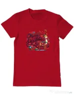 Tricou personalizat barbat Merry schristmas 4 Rosu