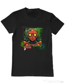 Tricou personalizat barbat Ebraced by nature Negru