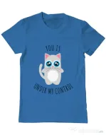 Tricou ADLER barbat Under my control Albastru azuriu