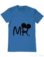 Tricou ADLER barbat Mr Mickey Albastru azuriu