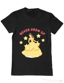 Tricou ADLER barbat Never grow up Negru