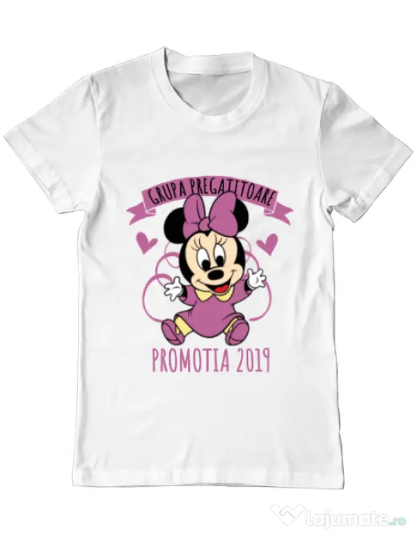 Tricou ADLER barbat Absolvire Minnie Mouse Alb