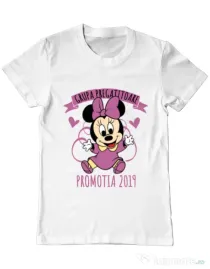 Tricou ADLER barbat Absolvire Minnie Mouse Alb