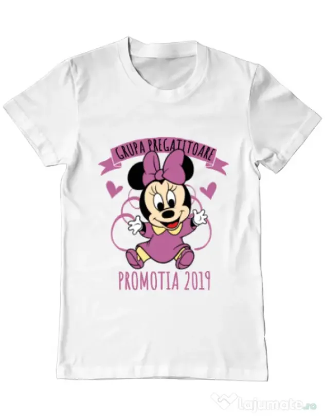 Tricou ADLER barbat Absolvire Minnie Mouse Alb