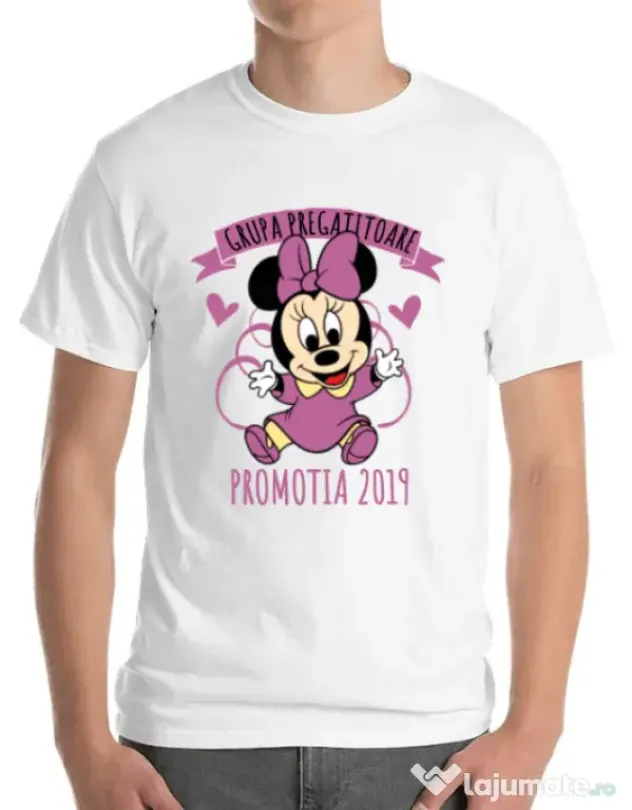 Tricou ADLER barbat Absolvire Minnie Mouse Alb