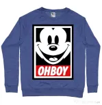 Bluza ADLER barbat Oh boy Albastru melanj