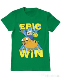Tricou ADLER barbat Epic win Verde mediu