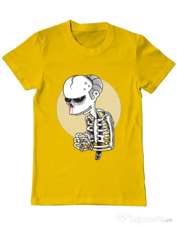 Tricou ADLER barbat Death of Grandfather Galben