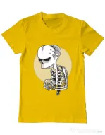 Tricou ADLER barbat Death of Grandfather Galben