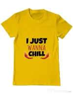 Tricou ADLER barbat I just wanna chill Galben