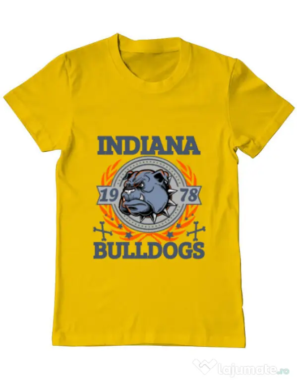 Tricou ADLER barbat Indiana Bulldogs Galben