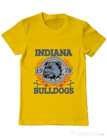 Tricou ADLER barbat Indiana Bulldogs Galben