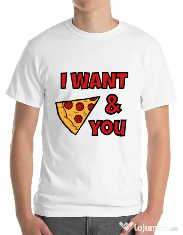Tricou ADLER barbat I want you Alb