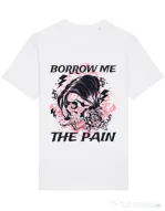 Tricou STANLEY STELLA barbat Borrow me the pain Alb