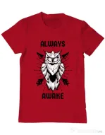 Tricou ADLER barbat Always awake Rosu