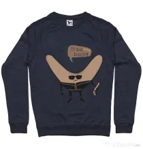 Bluza ADLER barbat I’ll be back Denim inchis