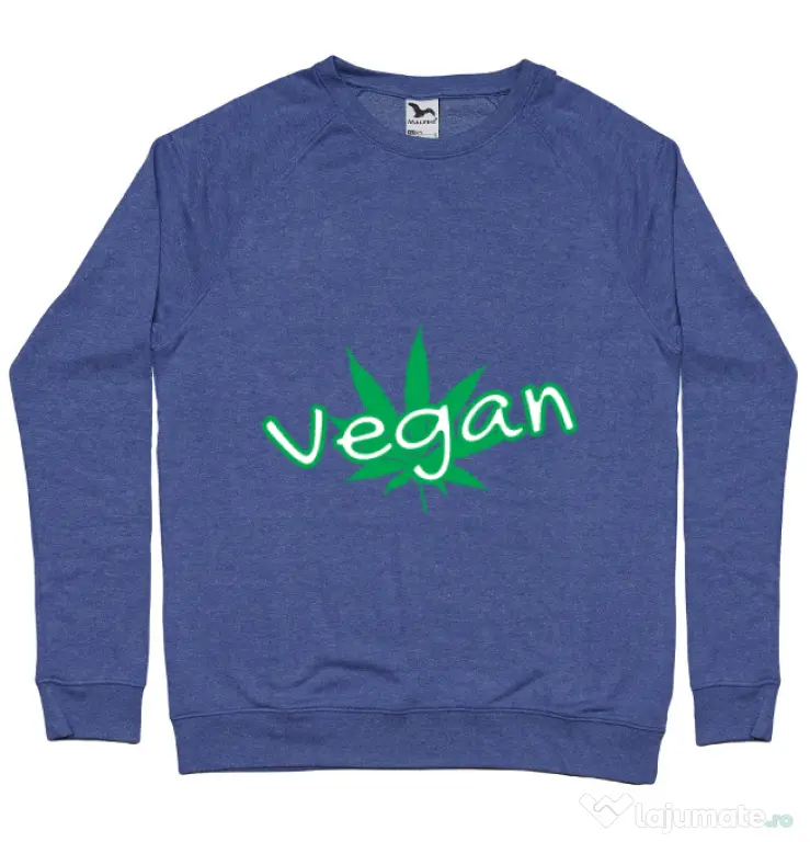 Bluza ADLER barbat Vegan Albastru melanj