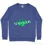 Bluza ADLER barbat Vegan Albastru melanj