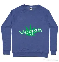 Bluza ADLER barbat Vegan Albastru melanj