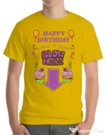 Tricou ADLER barbat Make a wish Galben