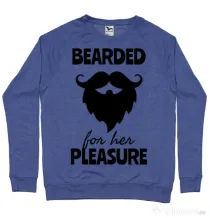Bluza ADLER barbat Bearded for her pleasure Albastru melanj