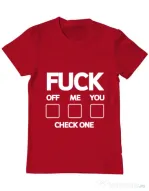 Tricou ADLER barbat Check one Rosu